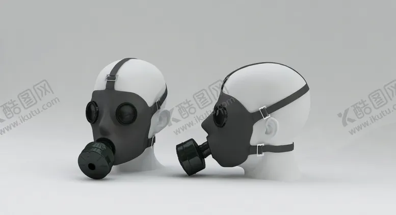 编号：76532302110435013467【酷图网】源文件下载-3D建模防毒面具