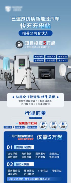 汽车新能源充电桩详情页
