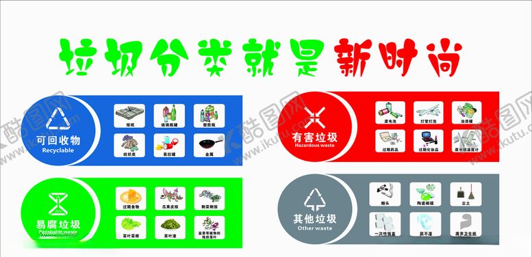 编号：38375305140008558119【酷图网】源文件下载-垃圾分类