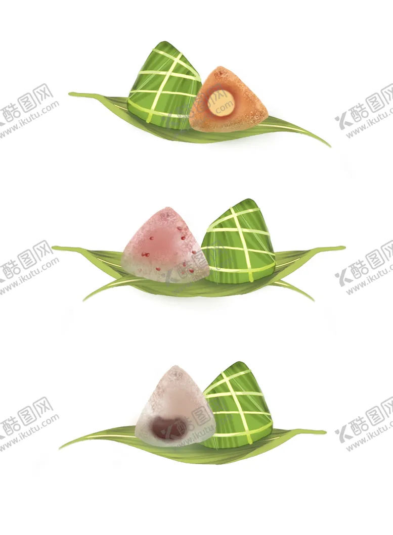 编号：69512009222204077432【酷图网】源文件下载-粽子插画素材