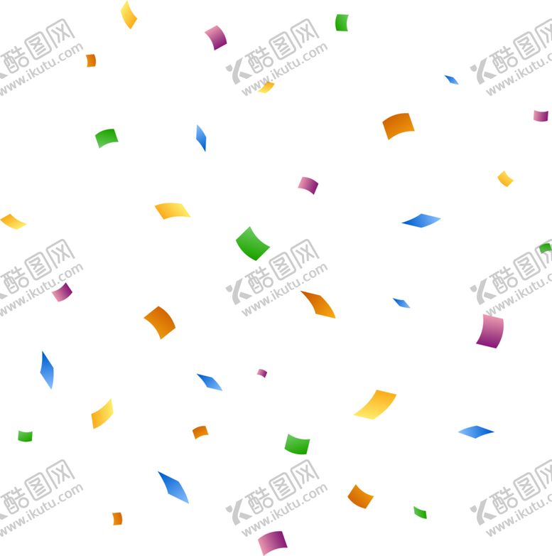 编号：83670610230543596977【酷图网】源文件下载-纸屑素材