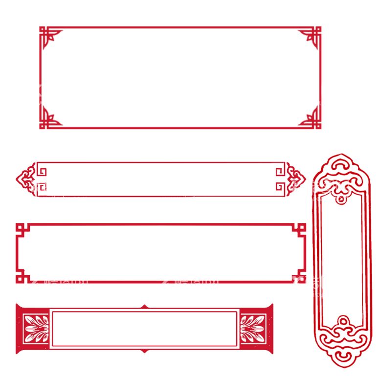 编号：34209509241439074275【酷图网】源文件下载-中式边框