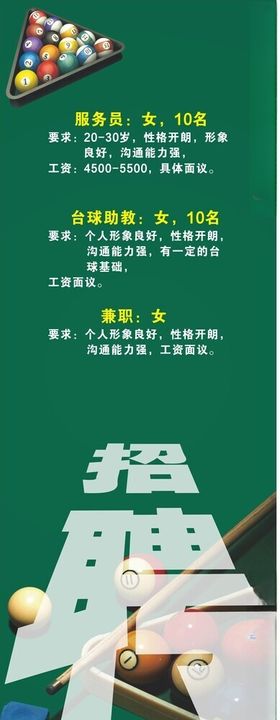 招聘工海报人海报海报