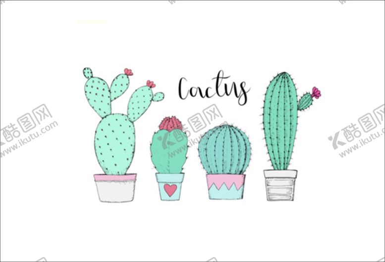 编号：76644709300432533183【酷图网】源文件下载-卡通仙人掌