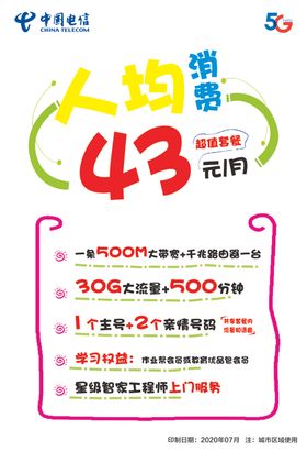 中国电信海报