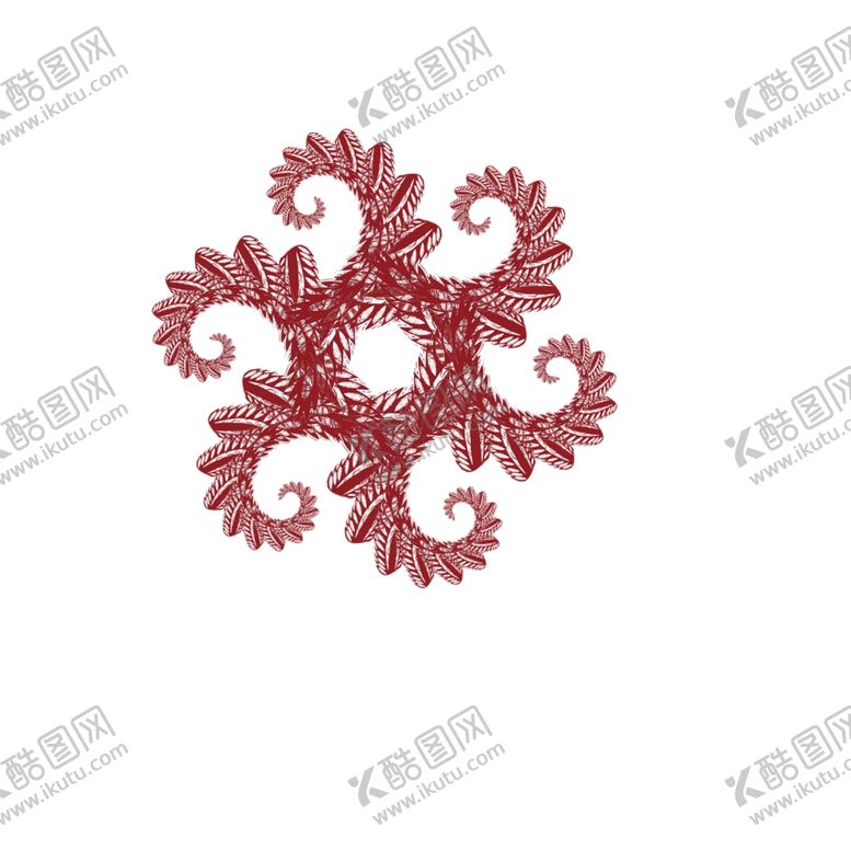 编号：65937109280716538355【酷图网】源文件下载-旋转图案红色花纹设计