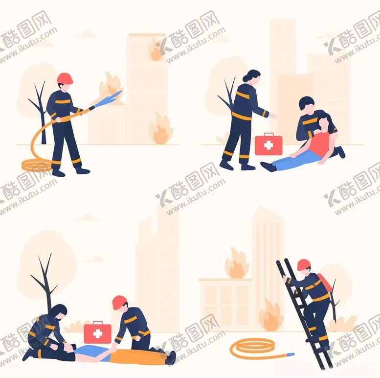 编号：96598909191151012149【酷图网】源文件下载-多样工种的劳动场景