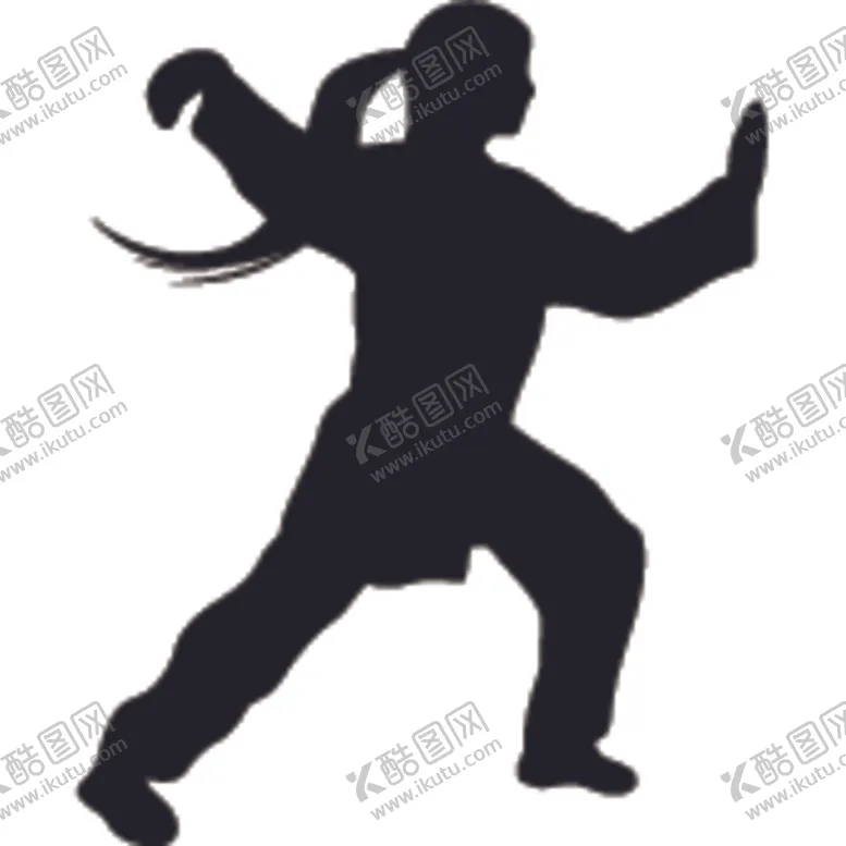 编号：32830203290643593870【酷图网】源文件下载-武术格斗剪影