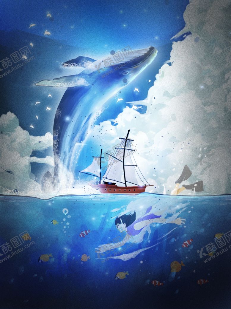 编号：17093005161652525524【酷图网】源文件下载-梦觉创意动物合成图片