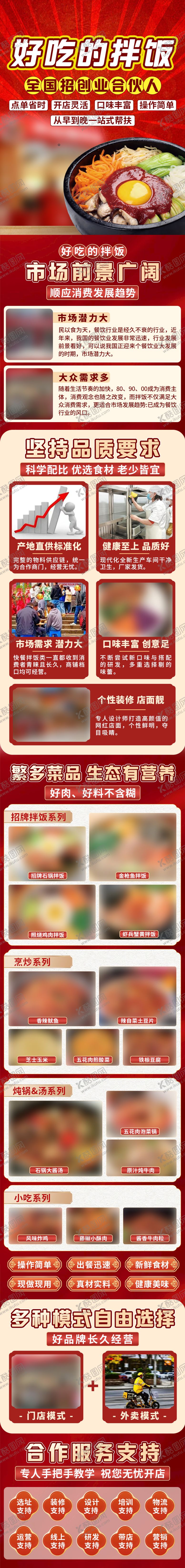 编号：29951103041314551272【酷图网】源文件下载-食品店铺招商长图海报
