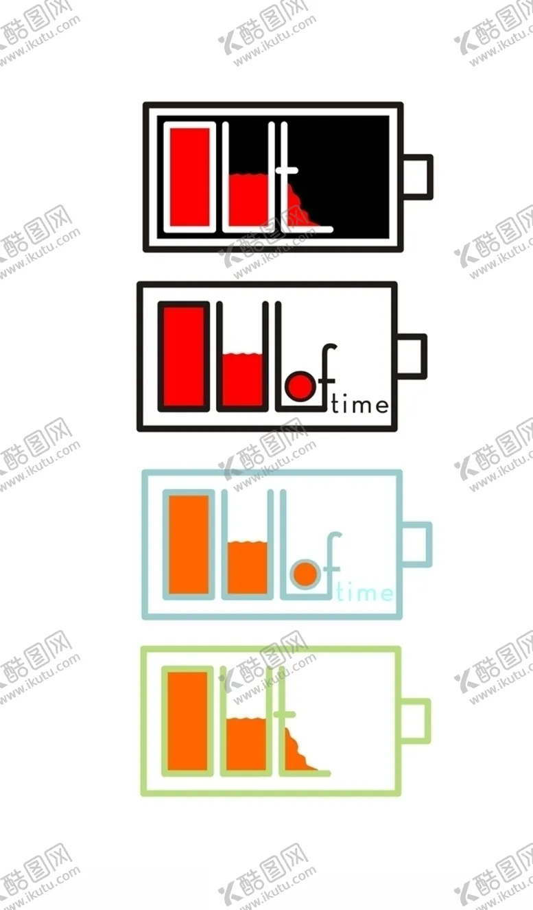 编号：41707506151551045949【酷图网】源文件下载-创意手机电池电量设计矢量图素材