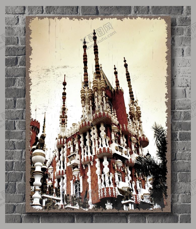 编号：87243810141255231308【酷图网】源文件下载-怀旧复古风格装饰画