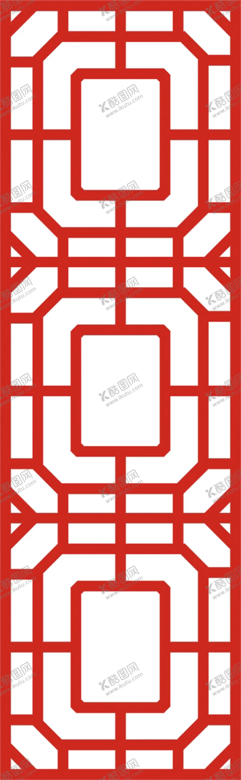 编号：42133201260625127050【酷图网】源文件下载- 中国风中式窗花图案素材