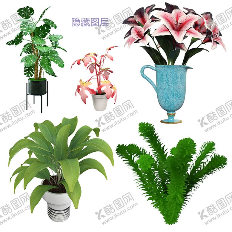 编号：17058909271515464852【酷图网】源文件下载-3D植物