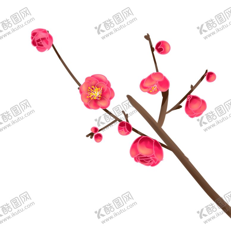 编号：13756310171602069565【酷图网】源文件下载-中国风水墨梅