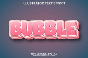 3D字体设计金属效果样机