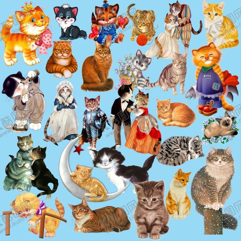 编号：83113510221941337262【酷图网】源文件下载-卡通猫咪