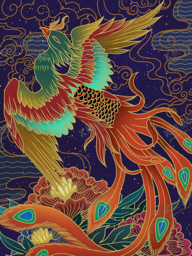 编号：21188007131451304004【酷图网】源文件下载-国潮插画