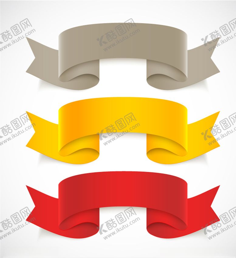 编号：58937110292244242896【酷图网】源文件下载-矢量彩带丝带