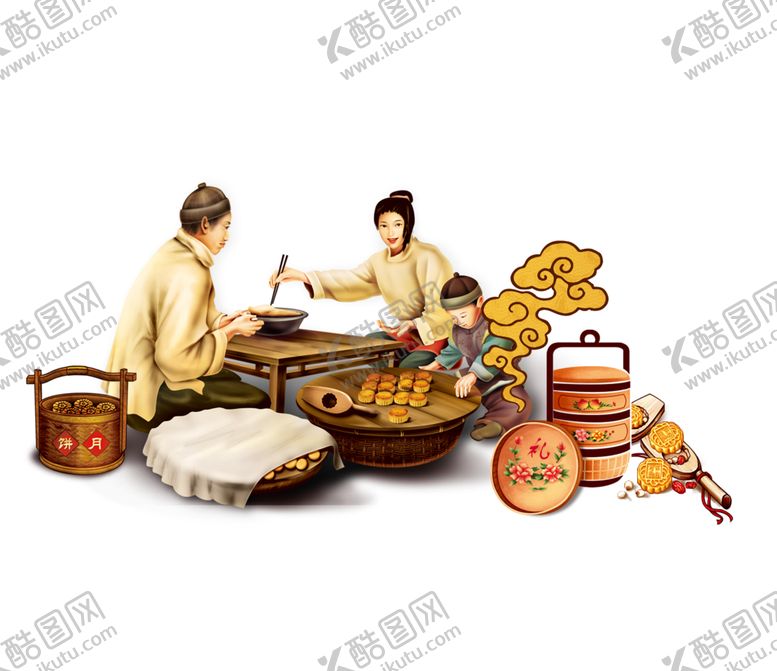 编号：48418006301155311093【酷图网】源文件下载-中秋元素
