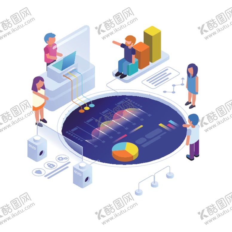 编号：88022406160954477206【酷图网】源文件下载-等距视角插画