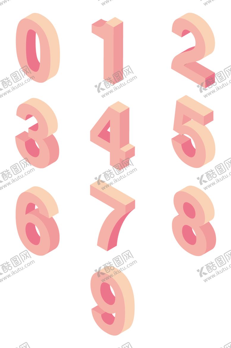 编号：92054809191440528237【酷图网】源文件下载-3D立体数字