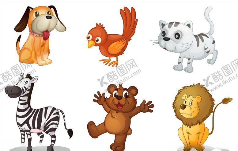 编号：97055809121455588276【酷图网】源文件下载-动物集合