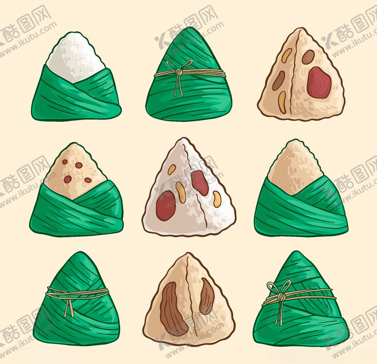 编号：93969310061205241179【酷图网】源文件下载-卡通粽子