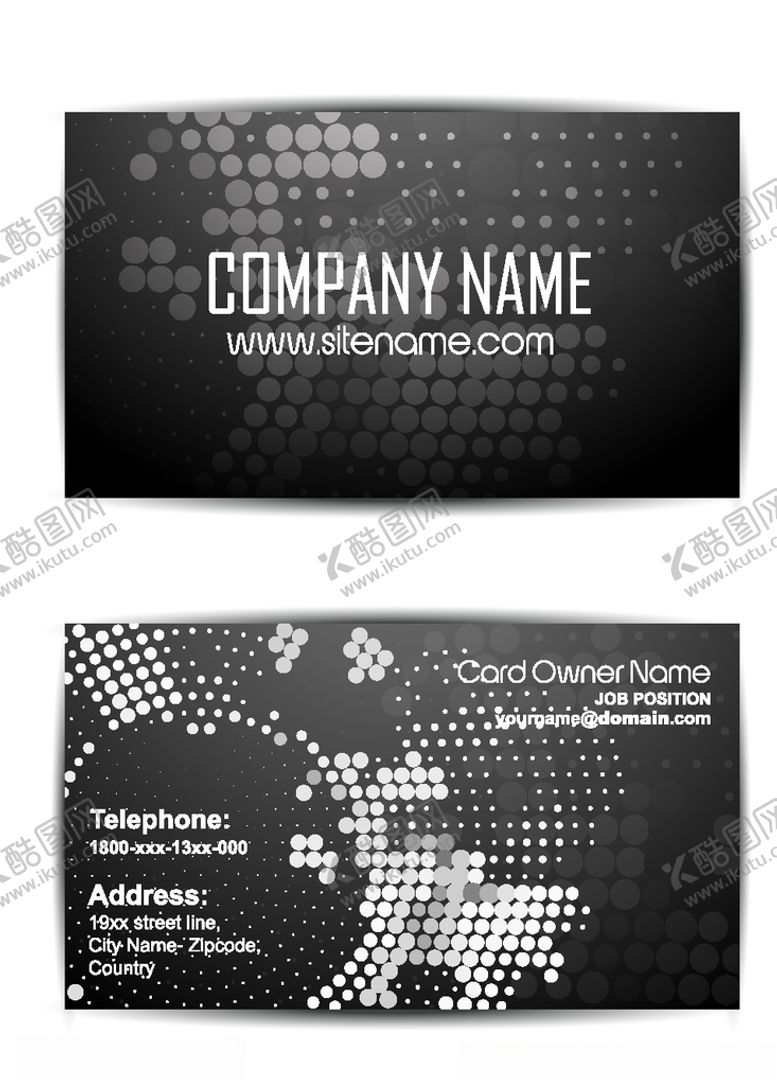 编号：39250009261107153646【酷图网】源文件下载-名片模板