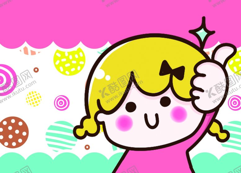 编号：37843710211930256364【酷图网】源文件下载-卡通小女孩