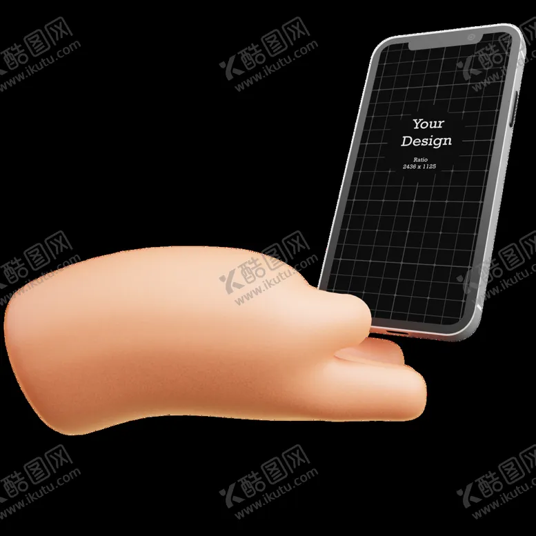 编号：83267509292125001768【酷图网】源文件下载-Q版小手手机样机