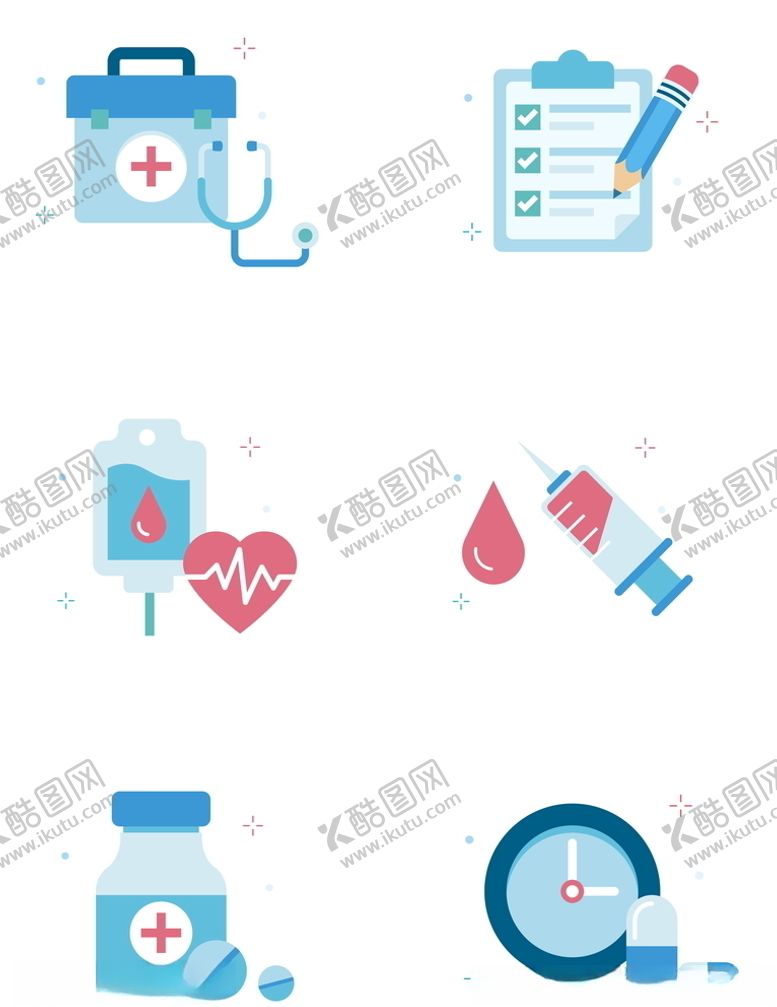 编号：66486306282348317079【酷图网】源文件下载-卡通手绘医疗健康献血医药扁平