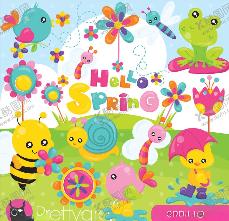 编号：74773309191240344022【酷图网】源文件下载-卡通可爱动物素材