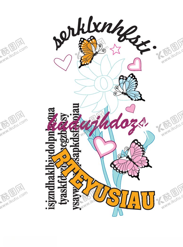 编号：75936810020304394713【酷图网】源文件下载-字母印花