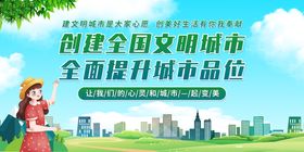 文明城市标语展板国家