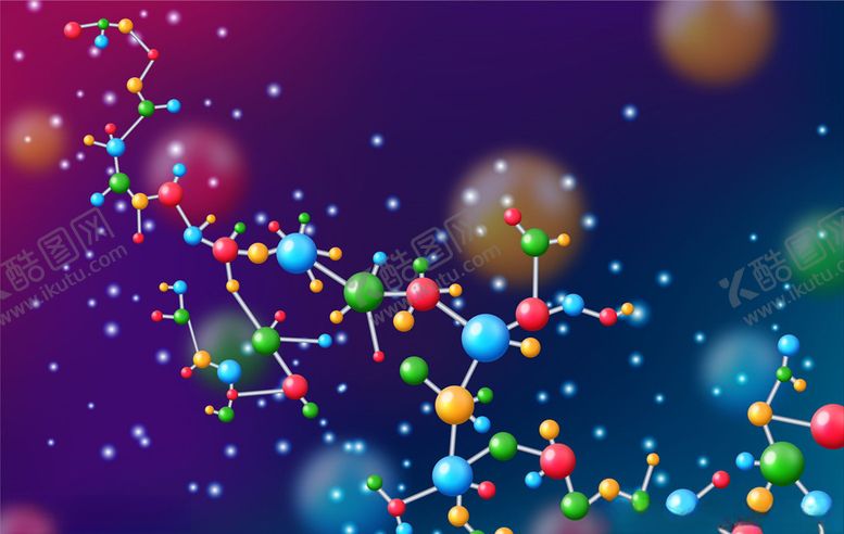 编号：88250109180612227674【酷图网】源文件下载-分子背景