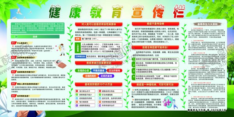 编号：99984304291618482847【酷图网】源文件下载-抗癌健康教育宣传栏