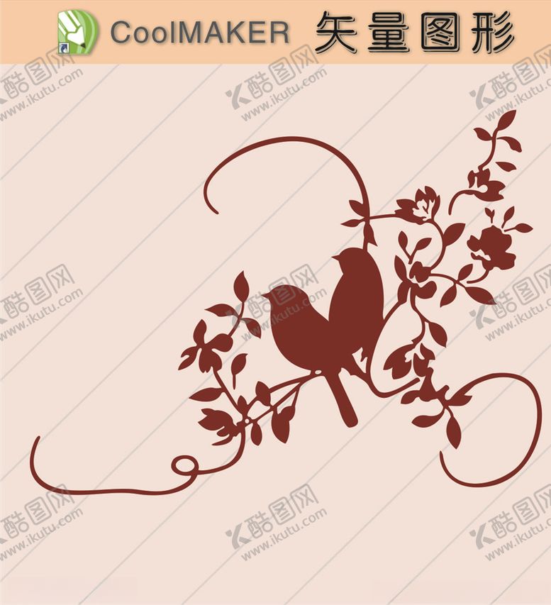 编号：77928009212339531654【酷图网】源文件下载-花草剪纸花草壁纸简洁手绘