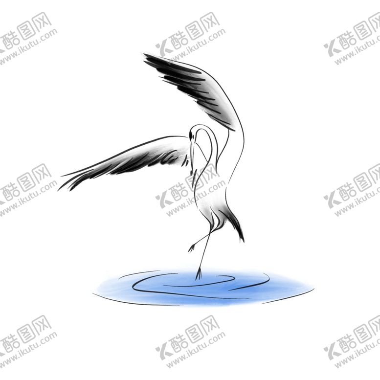 编号：85239804161450247827【酷图网】源文件下载-仙鹤元素