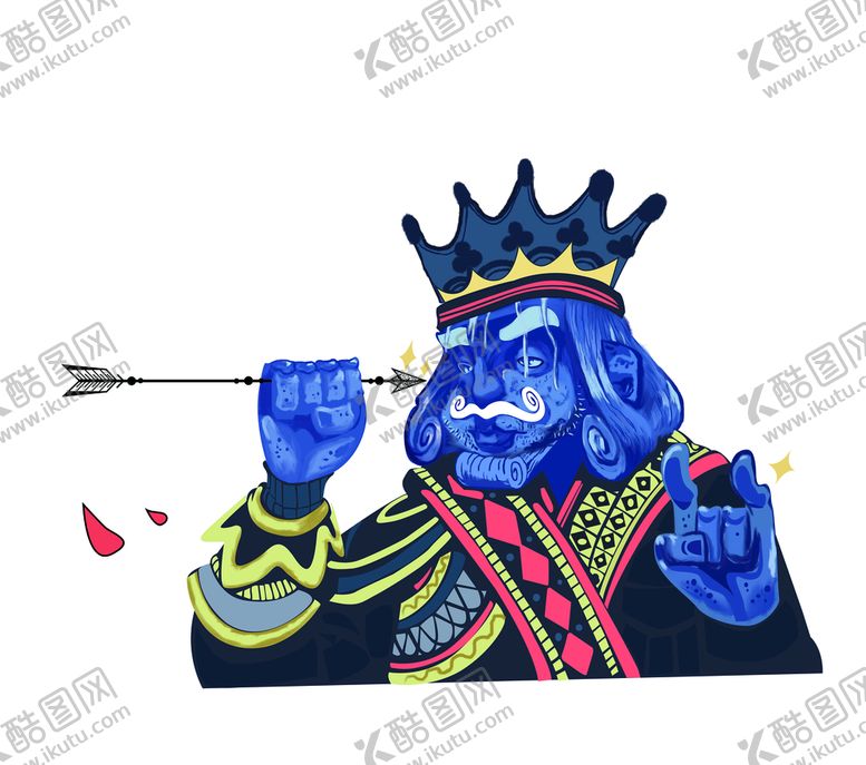 编号：41836909250103063019【酷图网】源文件下载-卡通王冠人物插画