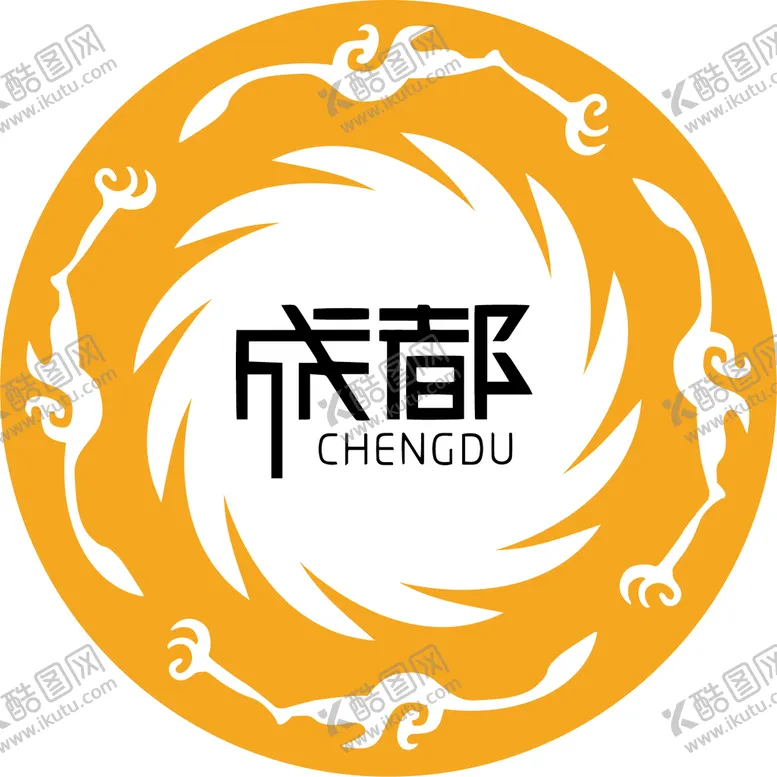 编号：10697309190841456420【酷图网】源文件下载-太阳神鸟图案