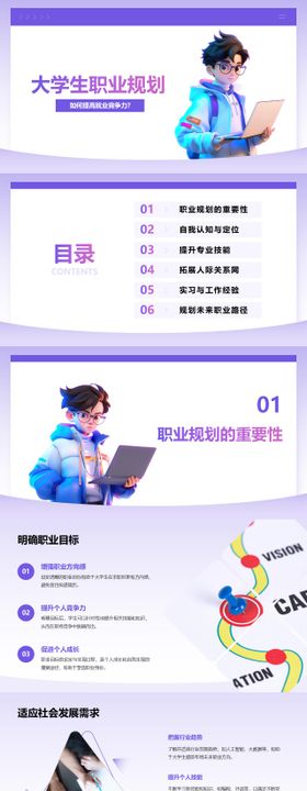 大学生职业规划PPT