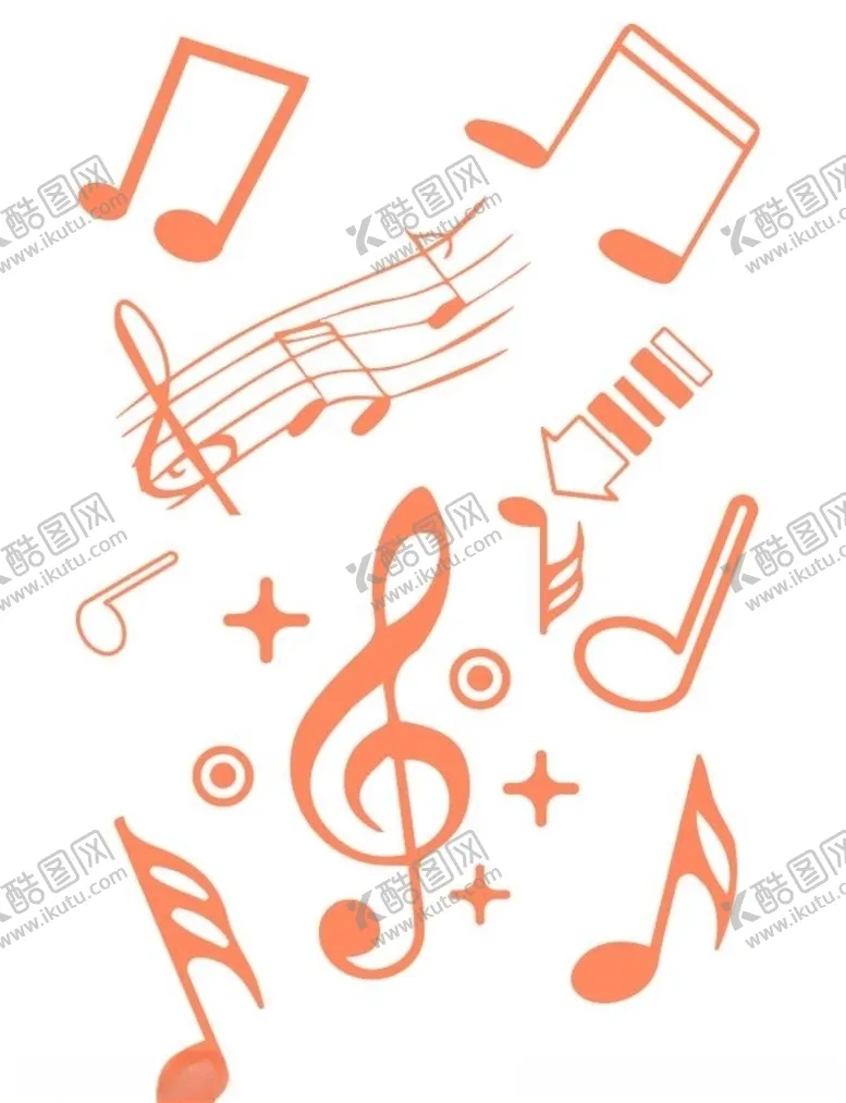 编号：69693005011909594031【酷图网】源文件下载-音符素材