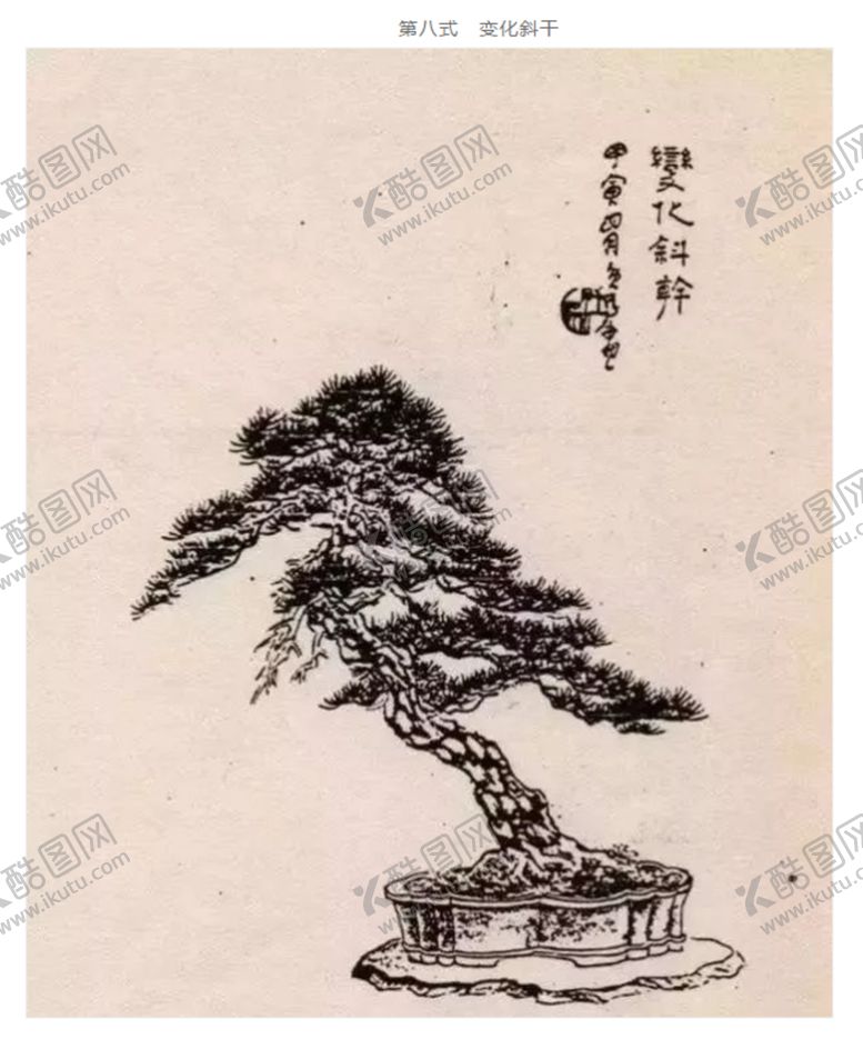 编号：22788905040732149157【酷图网】源文件下载-盆景造型八式