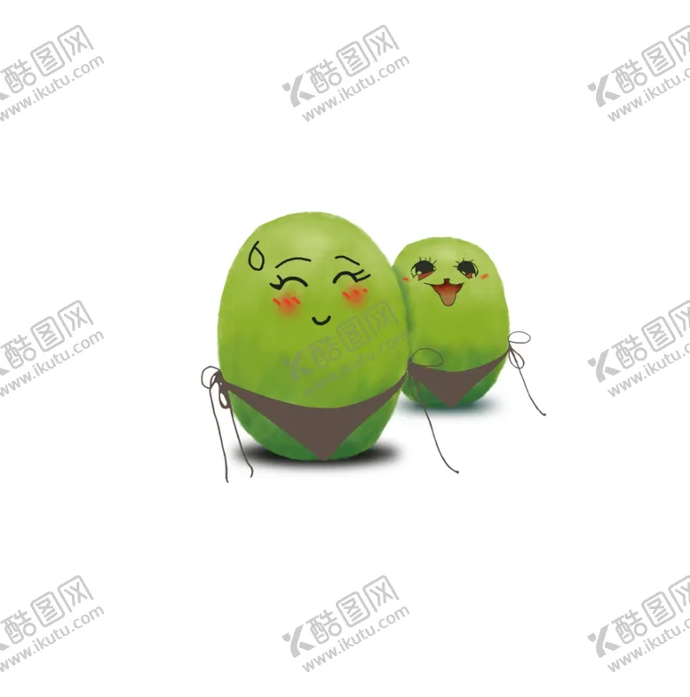 编号：44344502231755527859【酷图网】源文件下载-卡通猕猴桃插画