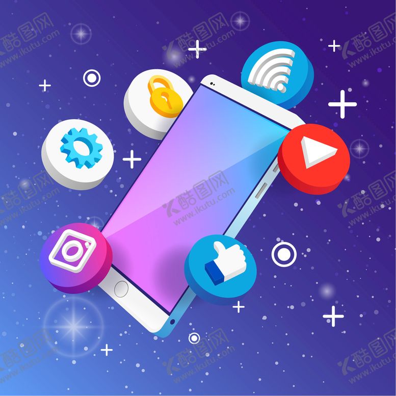 编号：26806410312036499403【酷图网】源文件下载-反重力科技元素背景
