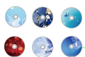 6个不同矢量光盘高清