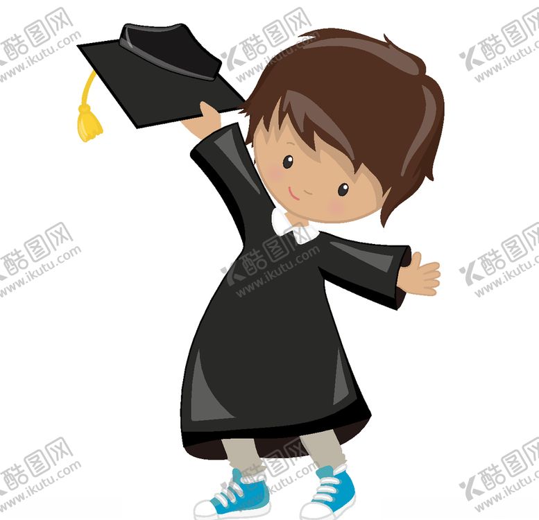编号：59837410030434475335【酷图网】源文件下载-毕业大学卡通形象AI矢量图设计