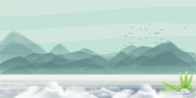 山水风背景