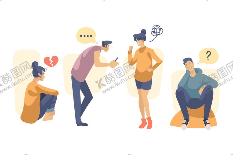 编号：50184610050946341673【酷图网】源文件下载-人物情绪